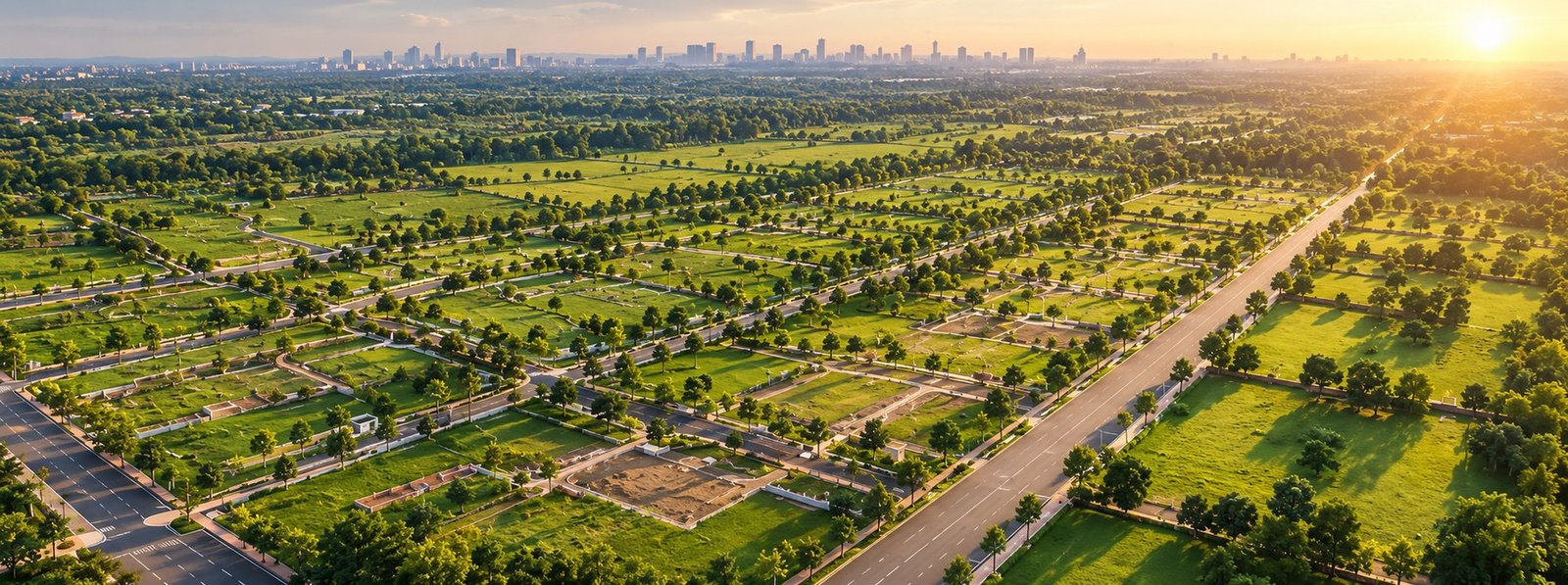 Illustrative planned land