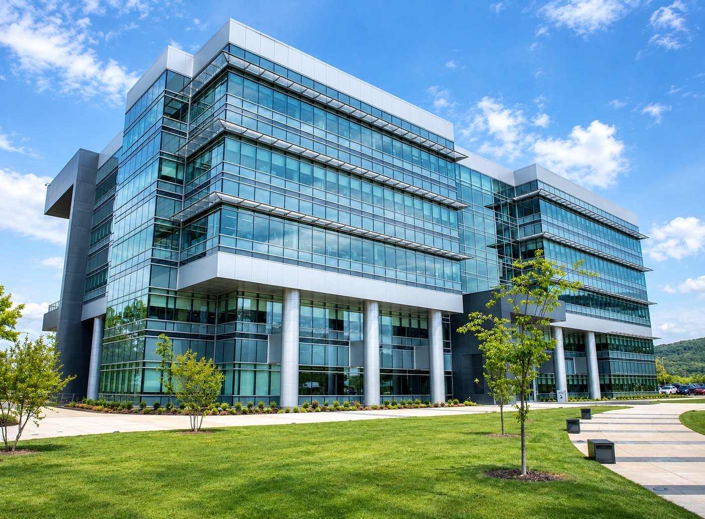 Illustrative commercial building